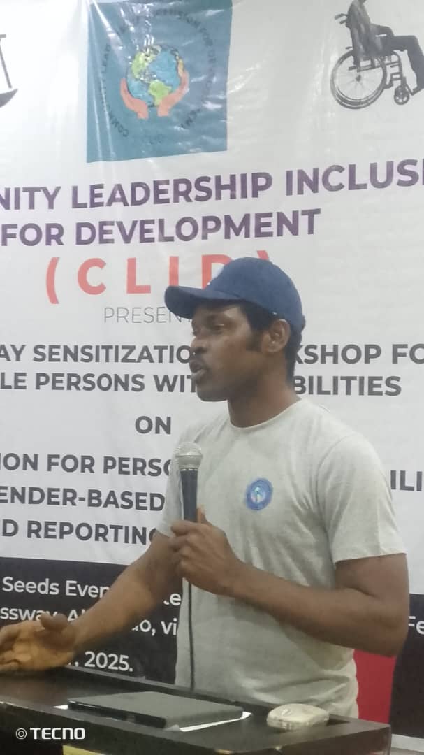 CLID sensitization workshop for women with disabilities on gender-based violence, photo 6