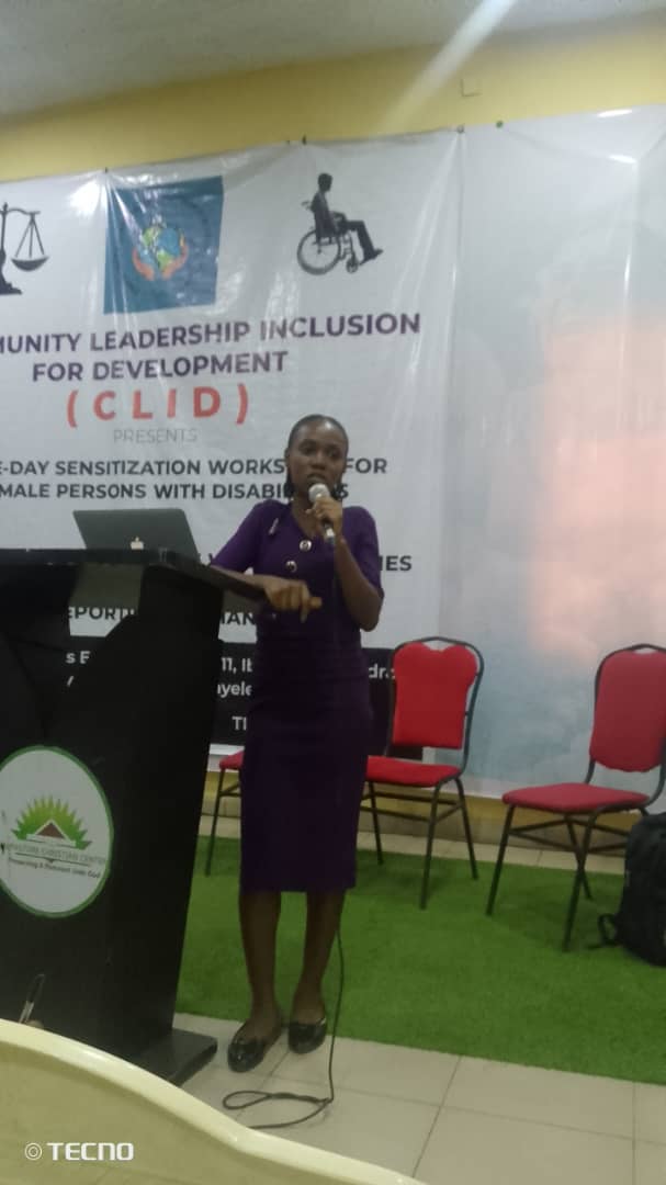 CLID sensitization workshop for women with disabilities on gender-based violence, photo 14