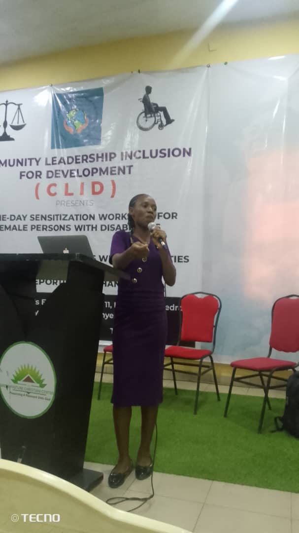 CLID sensitization workshop for women with disabilities on gender-based violence, photo 15