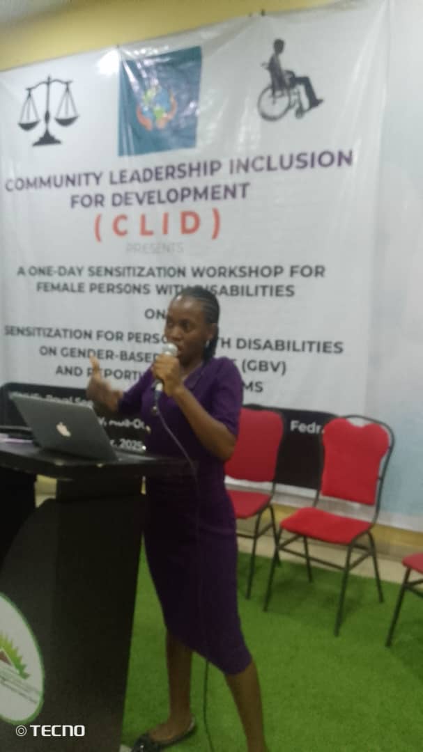 CLID sensitization workshop for women with disabilities on gender-based violence, photo 17