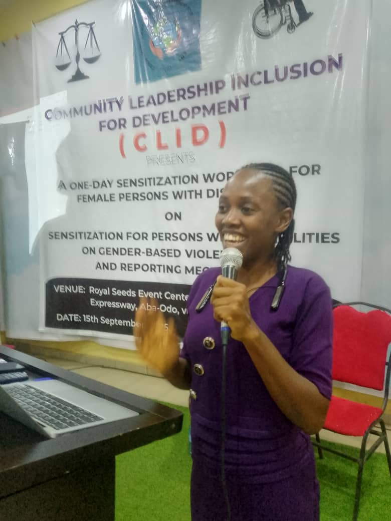 CLID sensitization workshop for women with disabilities on gender-based violence, photo 19